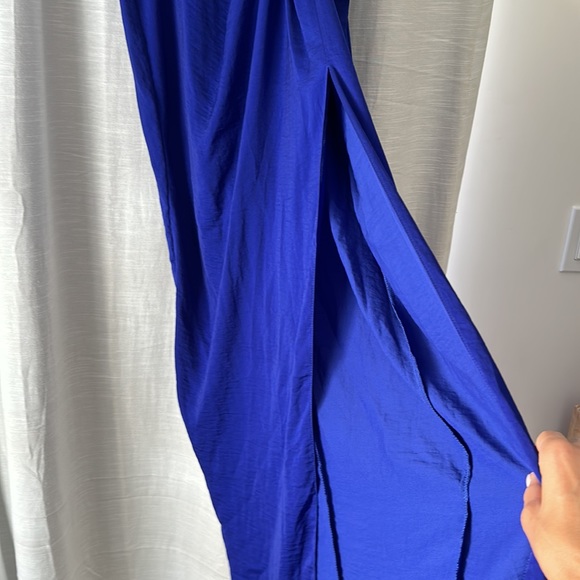 ASOS Maxi Spaghetti Strap Dress w/ Slit - Picture 5 of 11